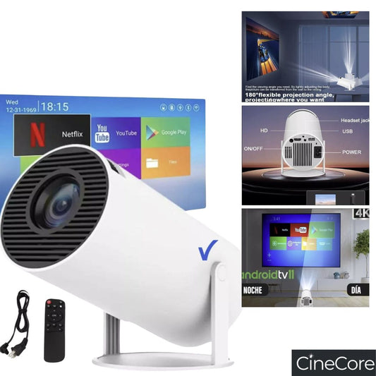 CineCore®  - Proyector portátil UHD 4k+Magis TV