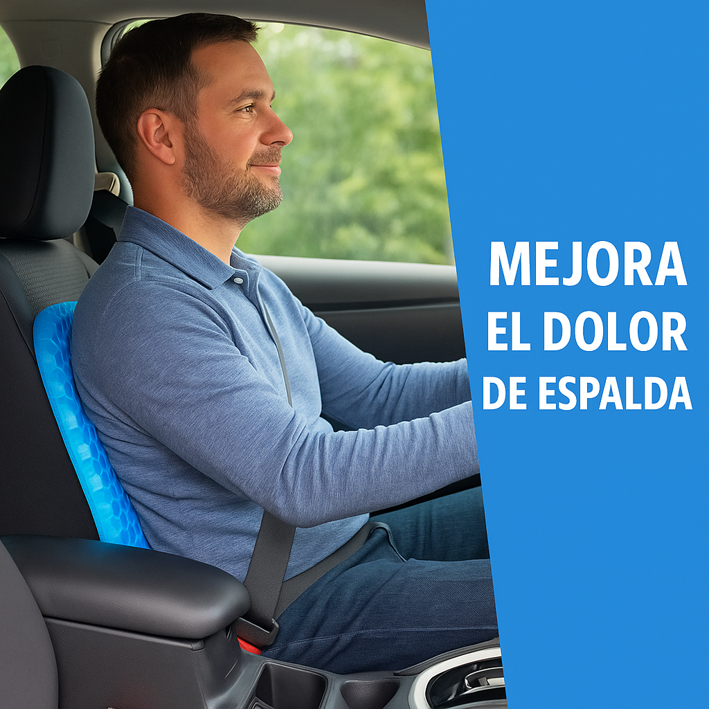 GelTherapy Pro™ - Apoyo diario para tu espalda al trabajar -  COJIN DE GEL FLEXIBLE