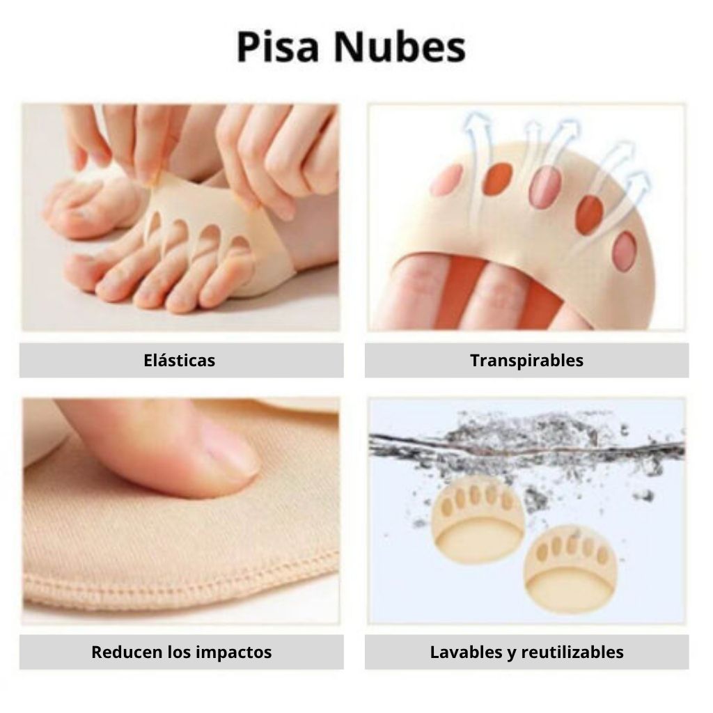 PACK 2 ALMOHADILLAS PARA PIES  BEIG