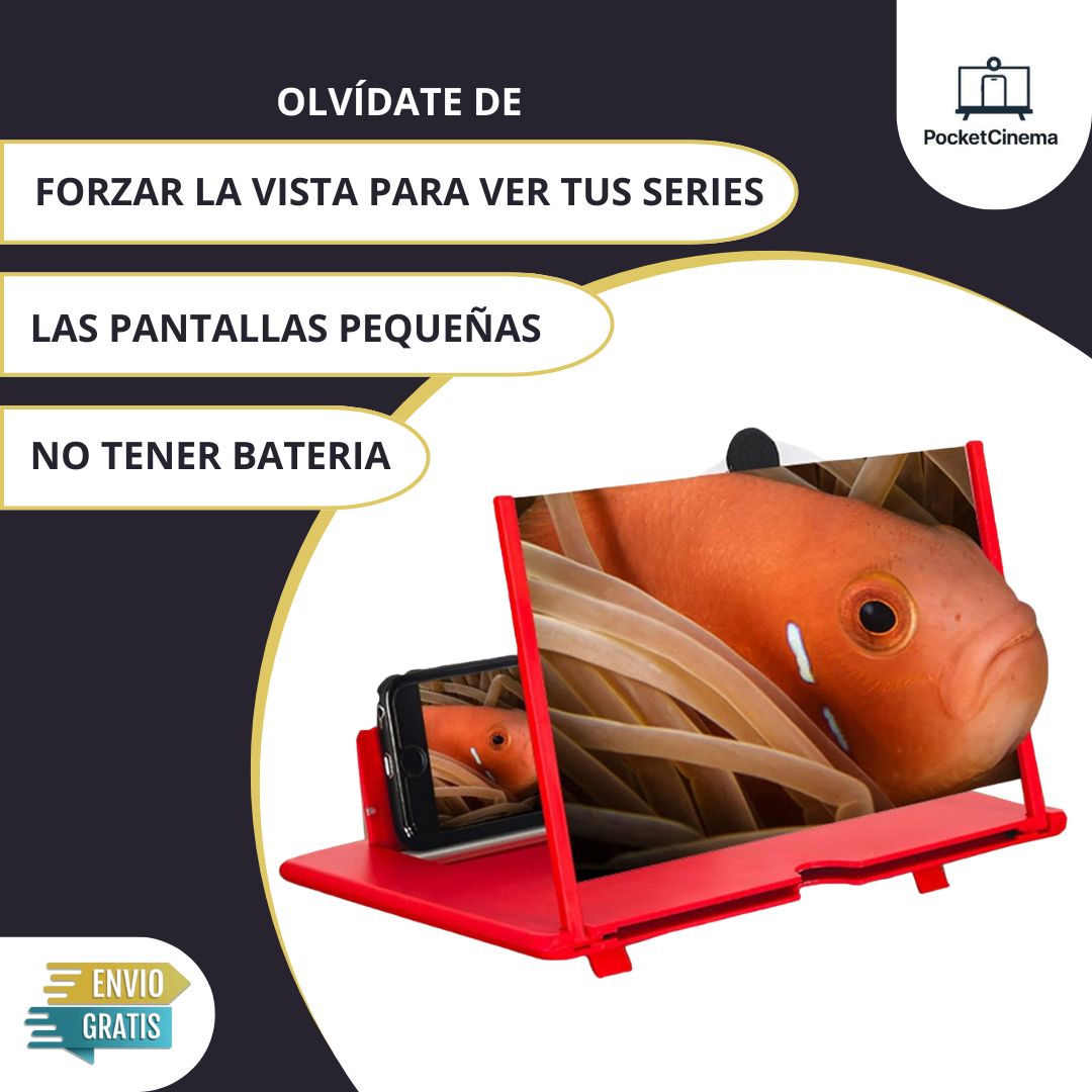 PocketCinema™ - Cine Portátil HD para Teléfono