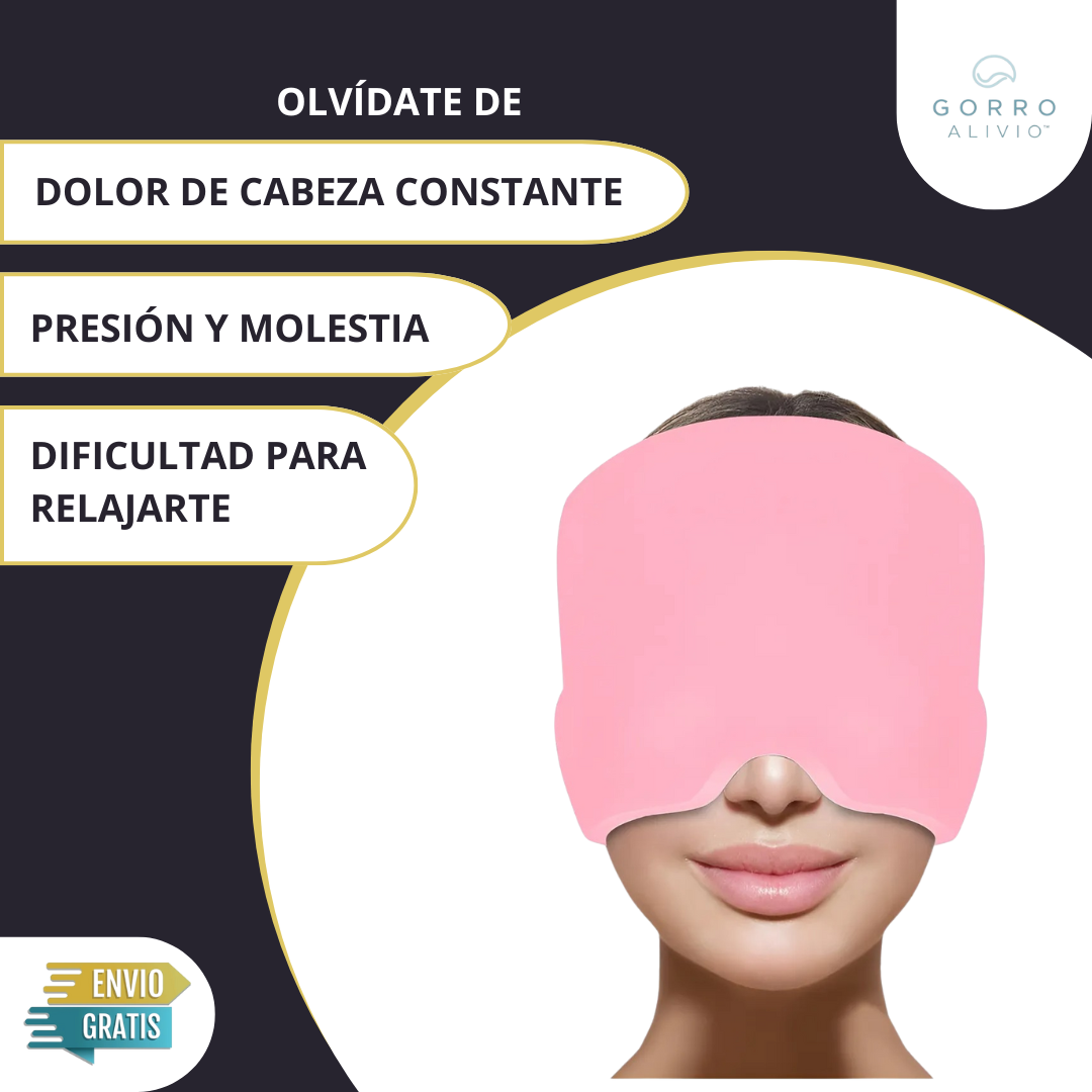 Gorro alivió™ - Gorro De Gel Alivio De Migraña y Dolor de Cabeza