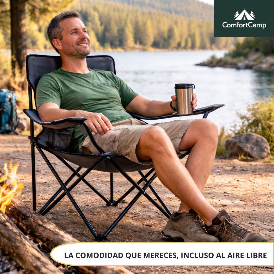 ComfortCamp - Silla Plegable De Playa Camping Pesca