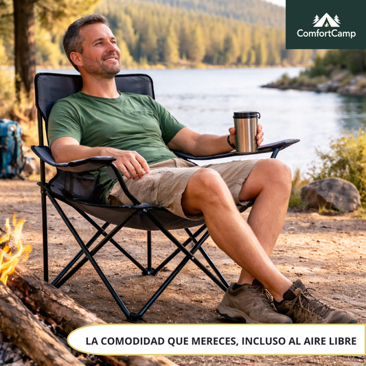 ComfortCamp - Silla Plegable De Playa Camping Pesca