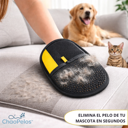 ChaoPelos™ - Guante Removedor de Pelo 2 en 1 - Negro