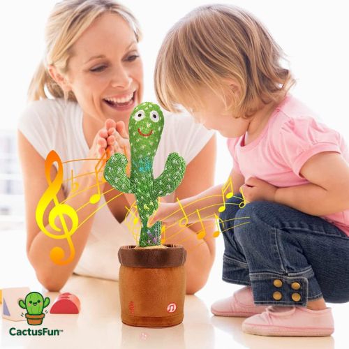 CactusFun™ - Cactus Bailarín Repetidor voz (Edición Cowboy)